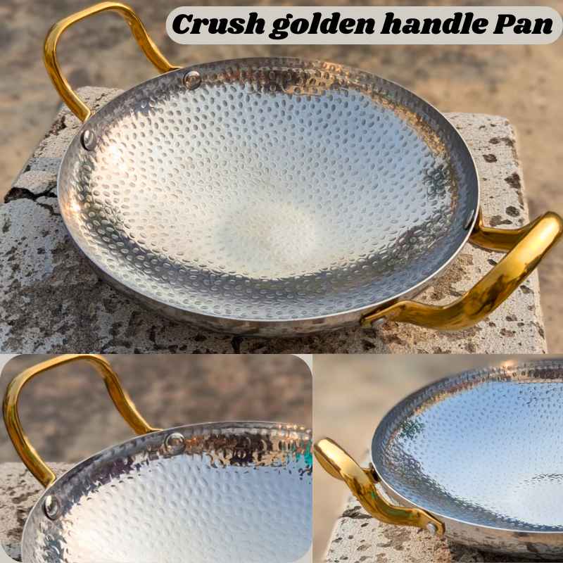 Crush golden handle Pan