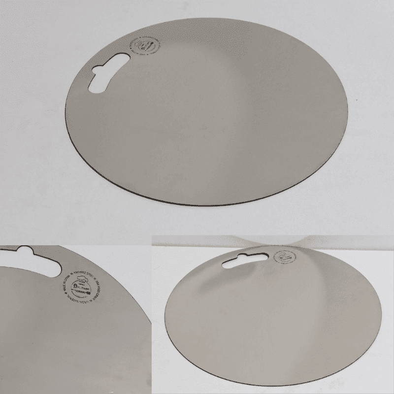 SS Steel Kitchen Chopping Board  Round 11.5 inch