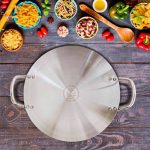 34 cm Japani SS Steel Cooking Pan