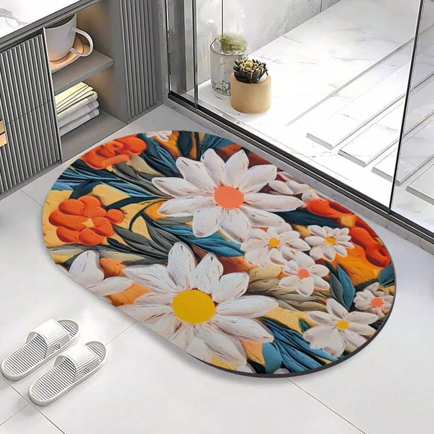 3d Floor Anti-slip Floor Mat Square 017