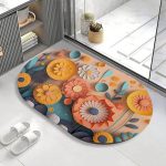 3d Floor Anti-slip Floor Mat Square 018