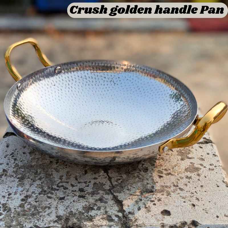 Crush golden handle Pan