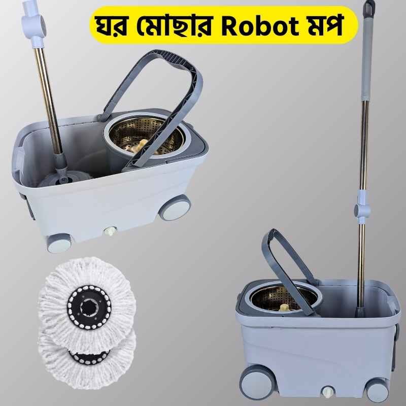 Spin mop with 4 wheel 1...