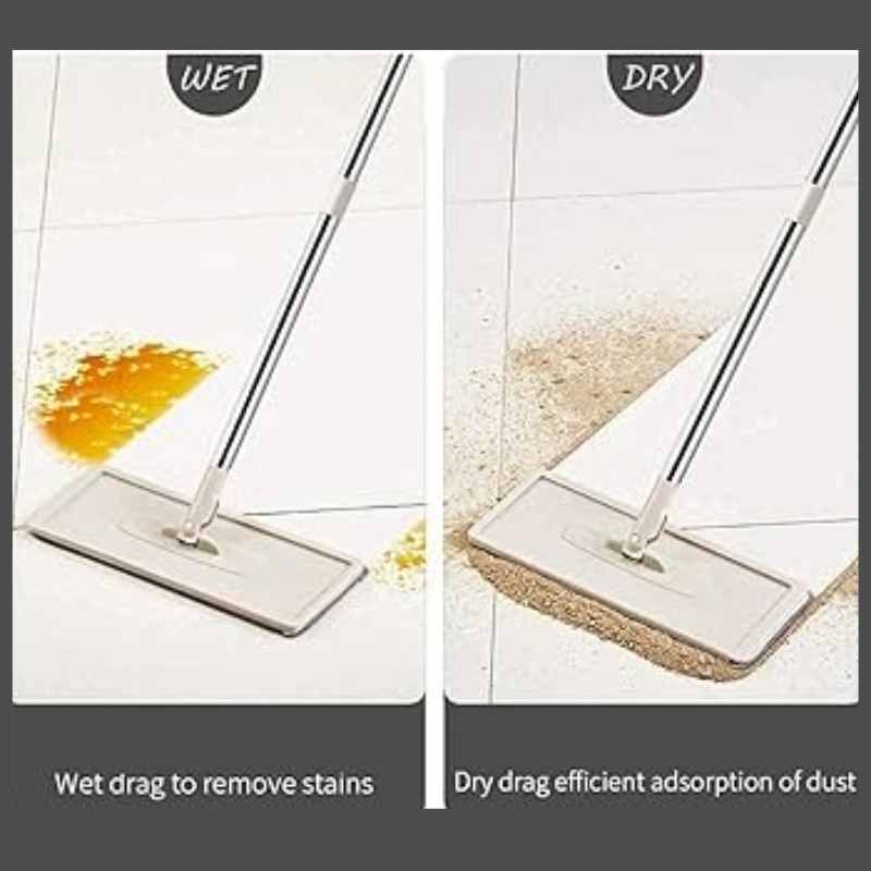 Flat Bucket Mop With 2 Pad
