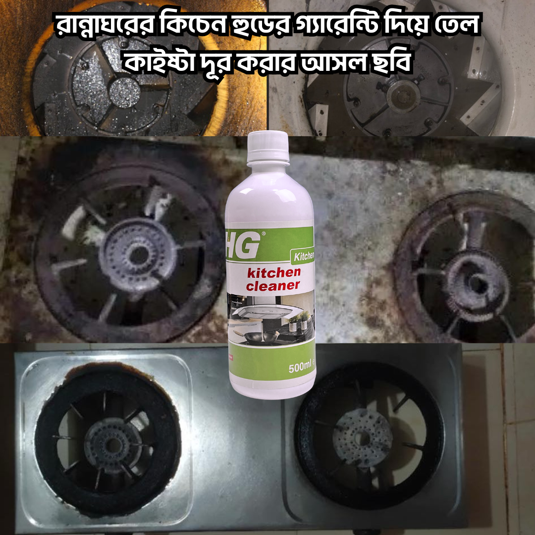 2 Pcs Hg Kitchen Cleaner Spray