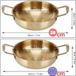 Wow deep cooking pan Golden