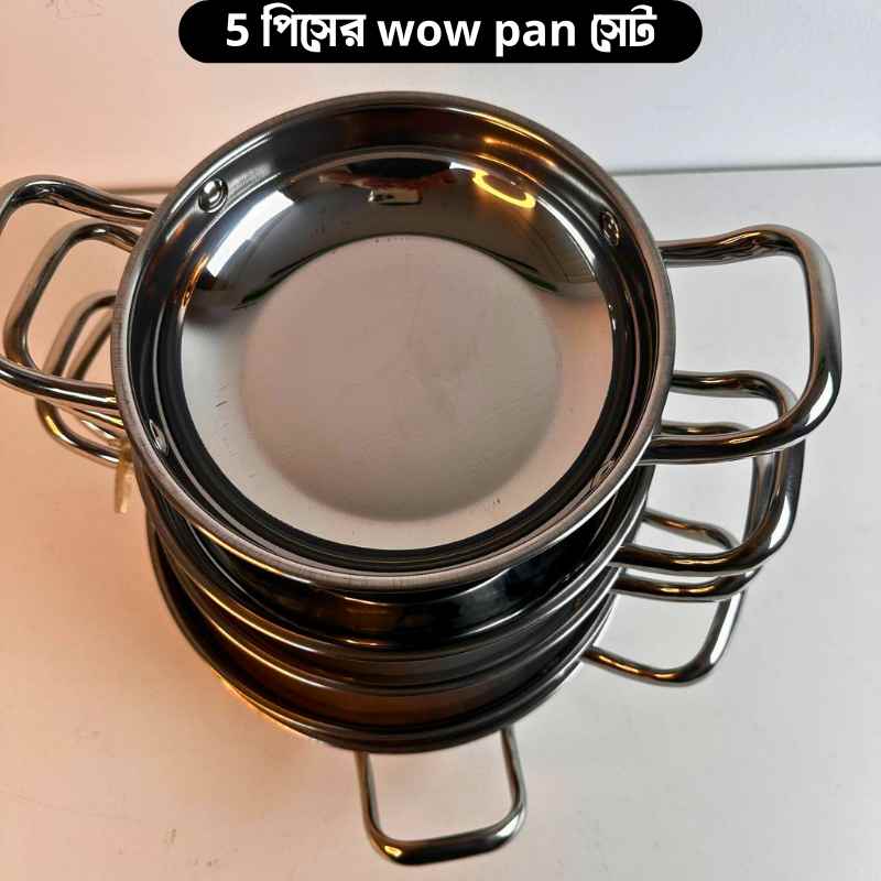 5 pes wow cooking pan set