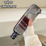 Transparent Water Bottle Black color