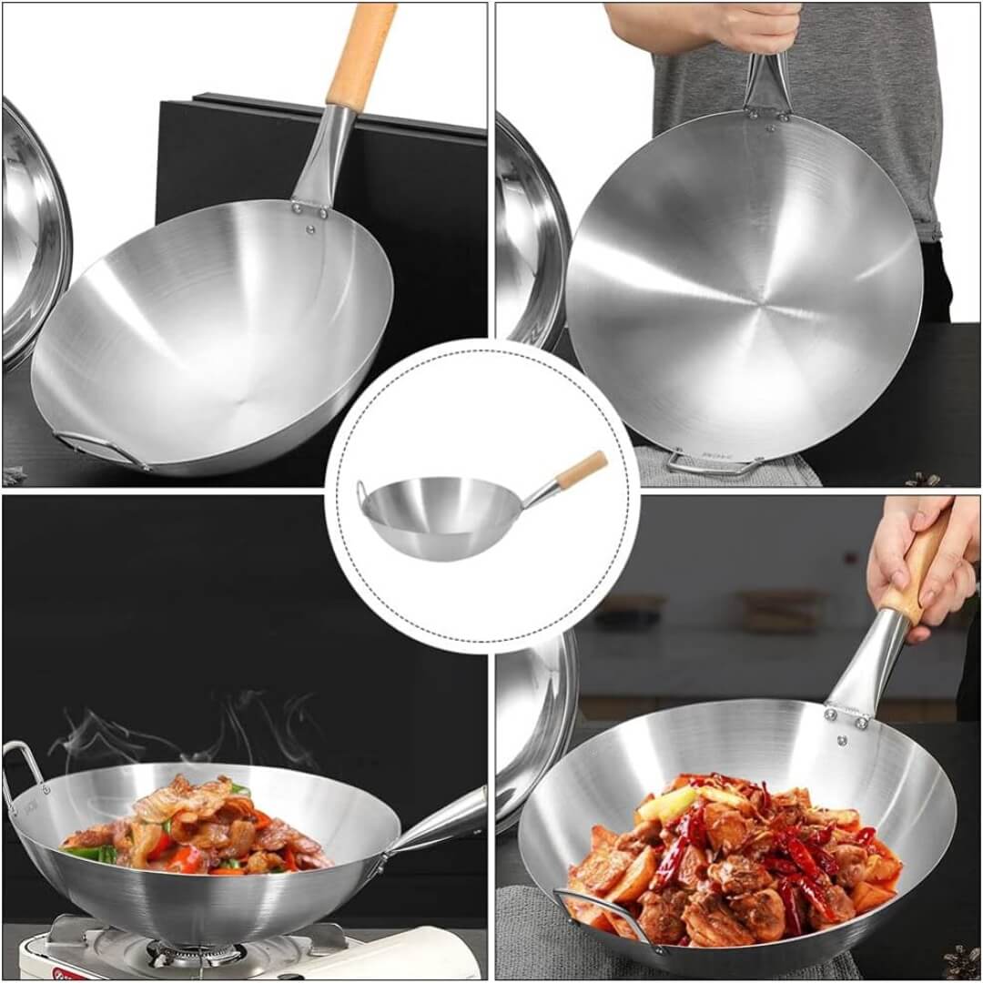 Wooden Handle premium Steel Pan