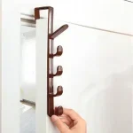 5 Hook Plastic Over The Door Hanger