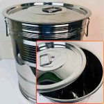 45-50 KG Size SS Steel rice container