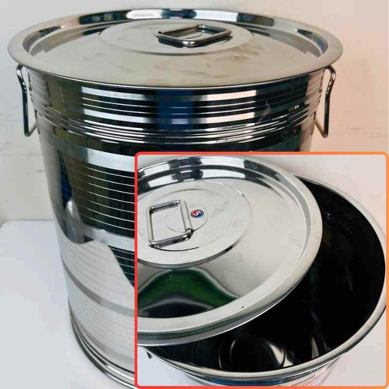 45-50 KG Size SS Steel rice container