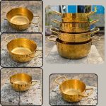 4 pes set  Golden Deep Cooking pan k-dcp-4