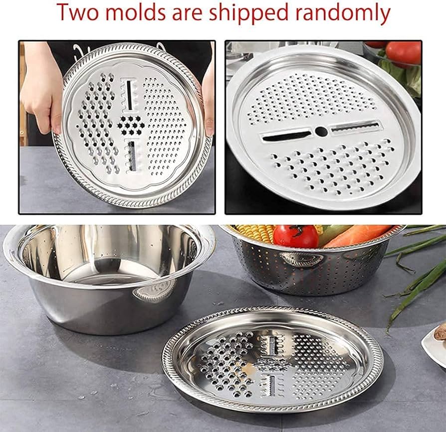 Multifunctional Salad Mixing Bowls Set Basket