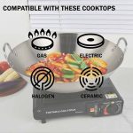 34 cm Japani SS Steel Cooking Pan