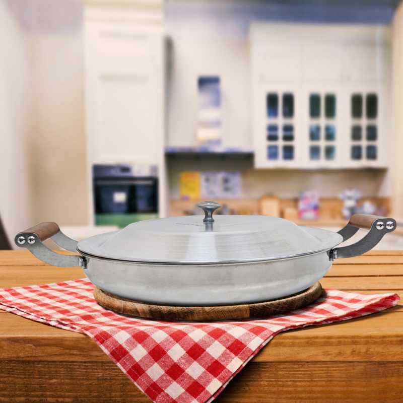 Tesla Cooking pan With ঢাকনা সহ