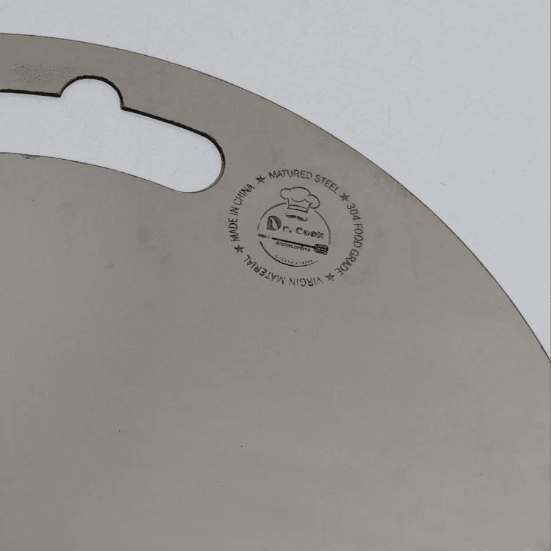 SS Steel Kitchen Chopping Board  Round 11.5 inch