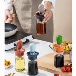 Oil Bottle With Silicone Brush