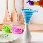 Small Silicone Foldable Funnel