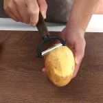 Wooden Color Handle Peeler