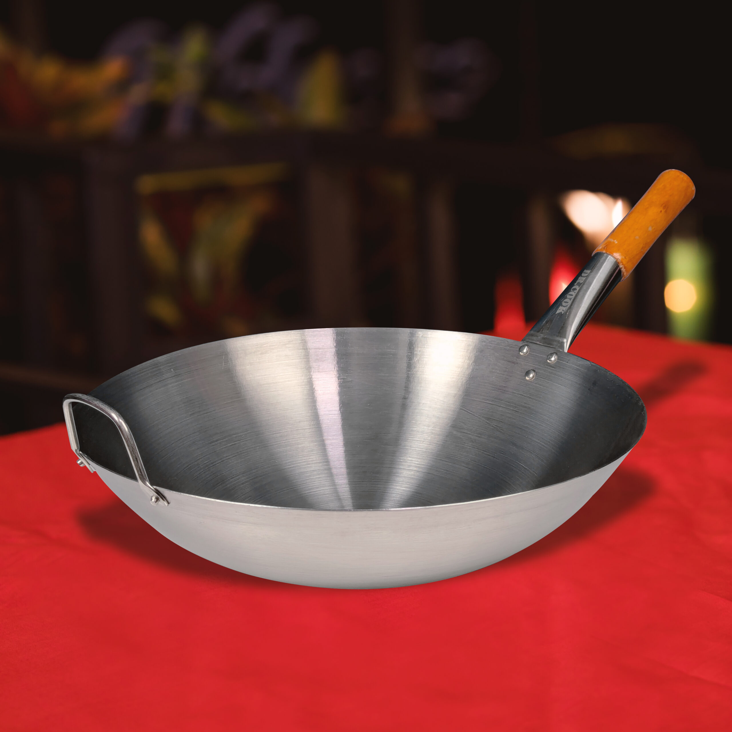 Dr. Cook Wooden handle Cooking pan