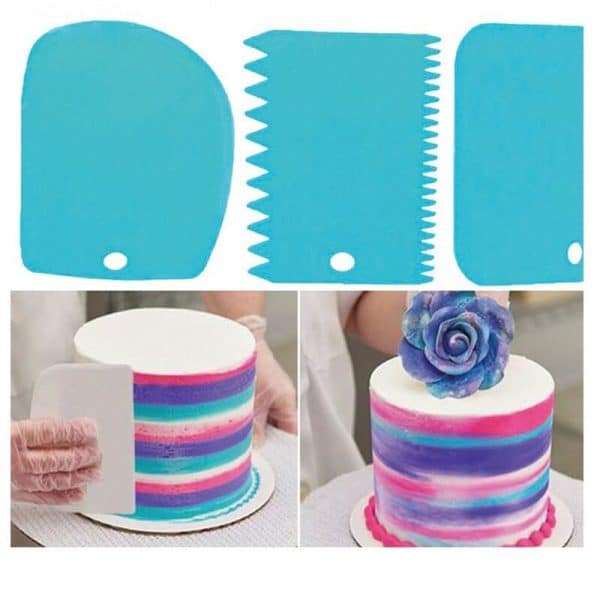 3Pcs/Set Plastic Cake Decorating Tools