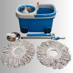 Spin Mop Floor Cleaner with wheel