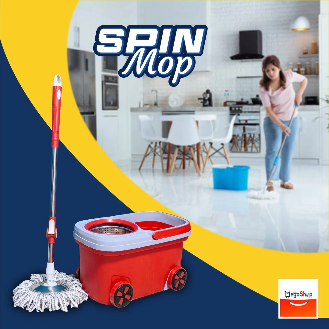Premium Spin Mop With Buckets