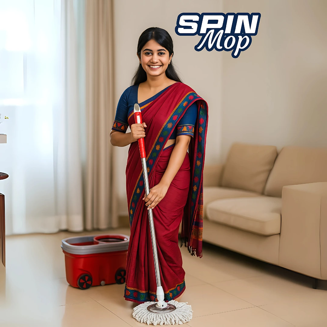 Premium Spin Mop With Buckets